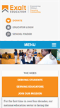 Mobile Screenshot of exalteducation.org